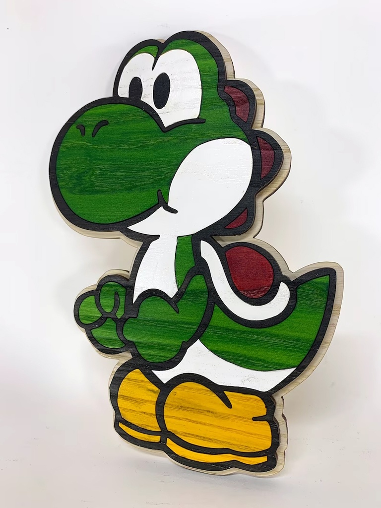 Décoration Murale Bois // Mario // Yoshi