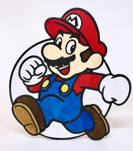 Décoration Murale Bois // Mario